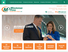 Tablet Screenshot of minutemanpressnorthridge.com